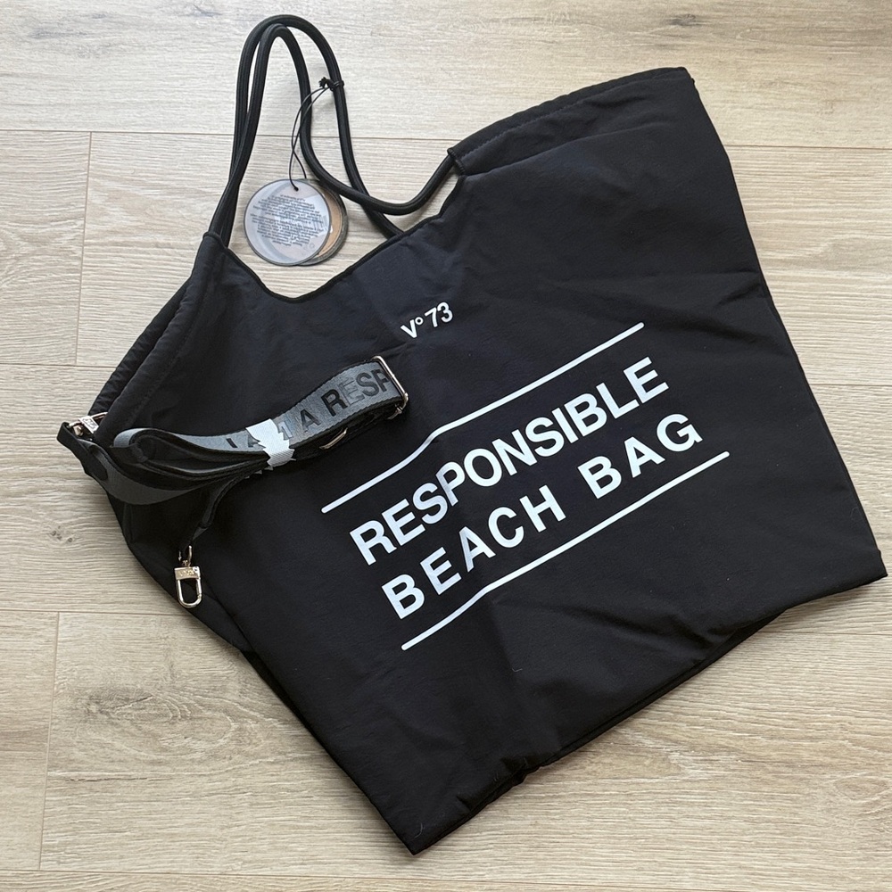 V73 BEACH BAG BLACK - Picture 2 of 10